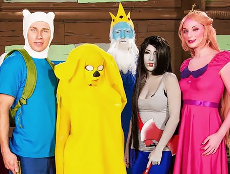 Adventure Time Cosplay Porn Parody - Adventure Time with Finn and Jake XXX Trash Freak Parody