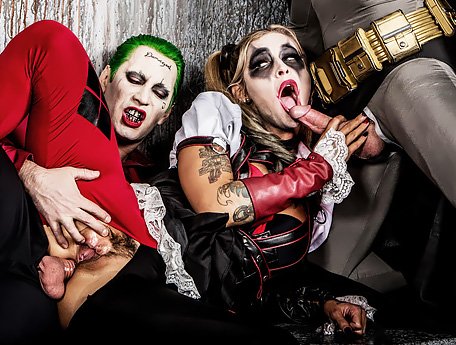 Sex And Suicide Squad Porn - Suicide Squad XXX Part 5 Joker and Batman fuck naughty minx Harley Quinn